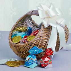 Send Valentines Day Gift Treat of Chocolates Basket Online To Dehradun