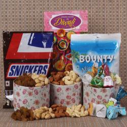 Diwali Chocolates - Imported Chocolate and Dryfruit hamper for diwali