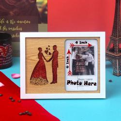 Anniversary Personalized Gifts - Effervescent Love Couple Photo Frame