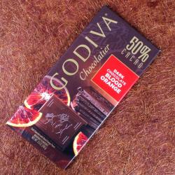 Send Godiva Chocolatier Blood Orange 50% Cacao Dark Chocolate To Dindigul