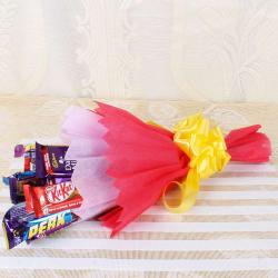 Send Birthday Gift Assorted Chocolates Bouquet To Baroda