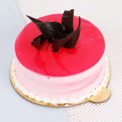 Janmashtami - Fresh Cream Strawberry Cake Online