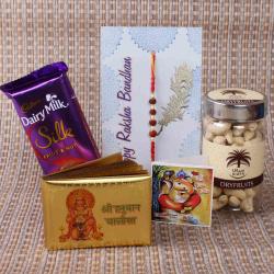 Rakhi International Delivery - Stunning Rakhi Gift Hamper for Brother - Worldwide