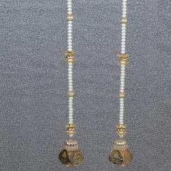 Home Decor Gifts Online - Diwali Decorative Pearl String Long Door Hanging