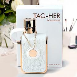 Send Wedding Gift Tag-Her Imported Perfume To Hyderabad