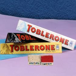Bhai Dooj Chocolates - Toblerone 3 Bars For Bhaidooj Gift