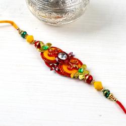 Stone Rakhis - Traditional Colourful Beads Rakhi