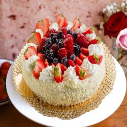 Anniversary Cakes - Strawberry Cheese Cake