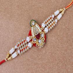 Premium Rakhis - Attractive Kundan Rakhi