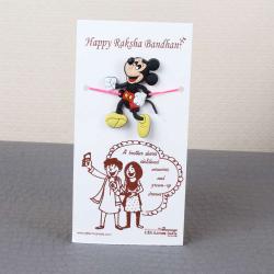 Rakhi by Person - Mickey Mouse Running Rakhi for Kids
