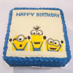 Minion Cakes - 2 Kg Minion Birthday Cakes 