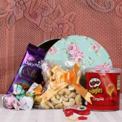 Send Bhai Dooj Gift Dryfruit and Chocolate Hamper for Bhaidooj To Bagalkot