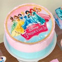 Princess Cakes - All Princess Together Photo cake