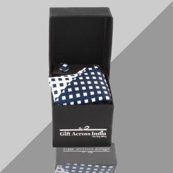 Men Gifts by Person - Cufflinks and Handkerchief Combo