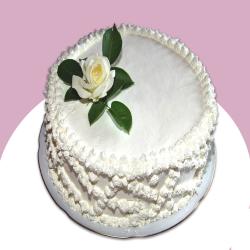 Midnight Cakes Delivery - Half Kg Vanilla Cake