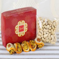 Ganesh Chaturthi - Tacos Sweets with Cashew Nuts