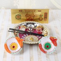 Diwali Pooja Thali - Attractive Diwali Thali