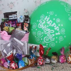 Birthday Home Decor - Assorted Truffle Chocolates Birthday Bucket