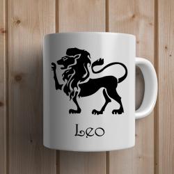 Birthday Zodiac Mugs - Leo Zodiac Sign Personalized Mug