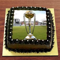 Cricket Cake - 2 Kg Winner Trophy Photo Cake