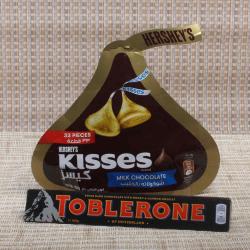 Retirement Gifts - Kisses Chocolate with Toblerone Chocolate