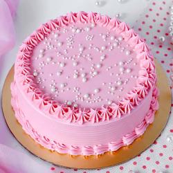 Send Cakes Gift Two Kg Strawberry Cake To Bokaro