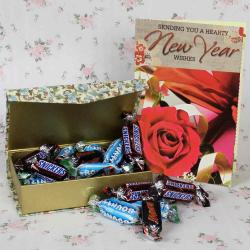 Send New Year Gift Imported Miniature Chocolate Gift for New Year To Ahmedabad