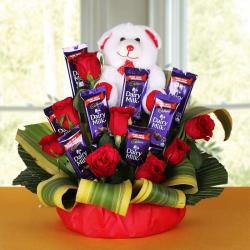 Missing You Gifts for Girlfriend - Basket Full of Surprise