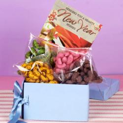 Send New Year Gift New Year Special Exotic Cashew Box To Rajkot