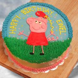 Cartoon Cakes - 1 kg Peppa pig cake