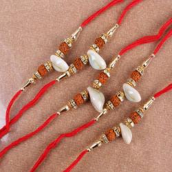Rakhi - Collection of Kodi Rudraksha Rakhi for Brother
