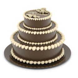 Designer Cakes - Three Tier Birthday Chocolate Cake