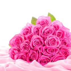 New Born Flowers - Pretty 20 Pink Roses