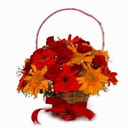 Gifts for Clients - Spring Blossom in Floral Basket