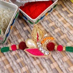 Designer Rakhis - Traditional Zardosi Rakhi