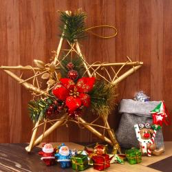 Christmas Gifts - Christmas Tree Ornaments with Star Wreath