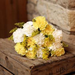 Fathers Day Flowers - Bouquet of Yellow Carnations