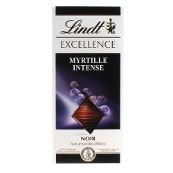 Birthday Gifts Best Sellers - Lindt Excellence Noir Myrtille Intense Chocolate Bar