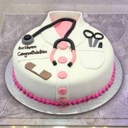 Doctors Cake - 2 Kg Fondant Doctors Theme Cake