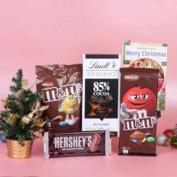 Send Christmas Gift Imported Chocolates Christmas Gift Hamper To Trivandrum
