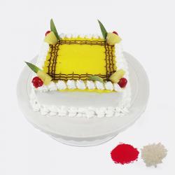 Eggless Pineapple Cake Treat For Bhaidooj