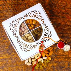 Assorted Dry Fruits with Kalash Rakhi