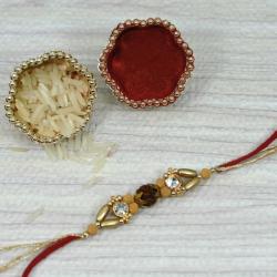 Rakhi to Canada - Rudraksha Rakhi - Canada