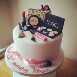 Birthday Gifts for Teen Girl - MAC MakeUp Kit Cake