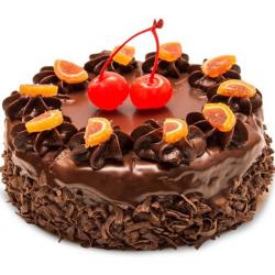 Chocolate Cake with Orange Touch