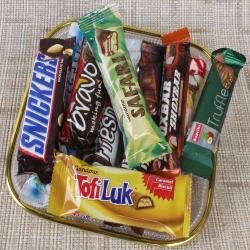 Get Well Soon Gifts for Her - 10 Imported Chocolate Bars 