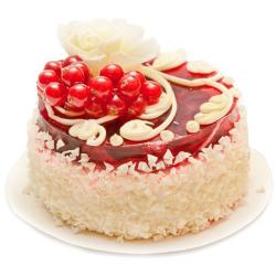 Birthday Gifts Midnight Delivery - Cherry Flora Vanilla Cake