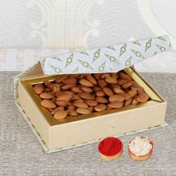 Send Bhai Dooj Gift Bhai Dooj Gift of Tikka and Crunchy Almonds To Kanpur