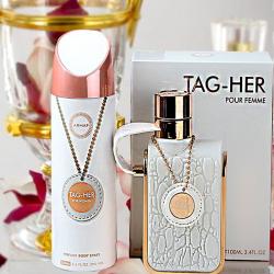 Valentines Perfumes for Women - Tag-Her Imported Gift Set