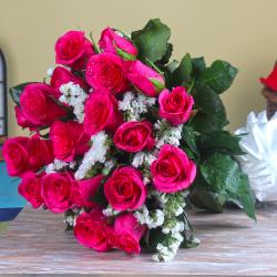 Engagement Gifts for Her - Gratitude Pink Roses Bouquet